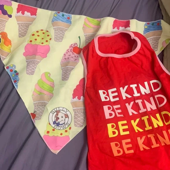🥳Host Pick🤩NWOT Dog Be Kind & Ice Cream bundle - Picture 1 of 4